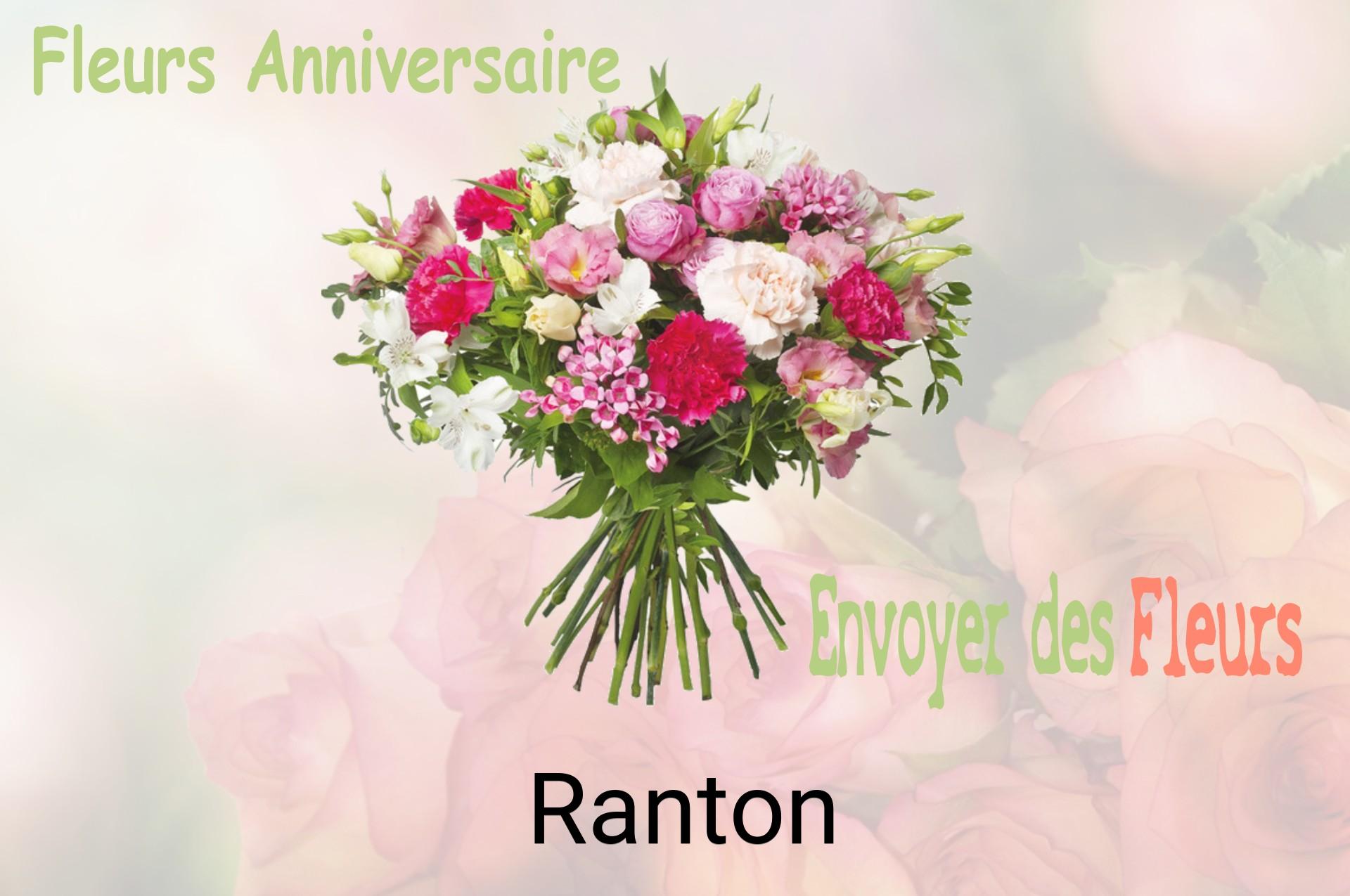 Bouquet de fleurs d’anniversaire livré à Ranton